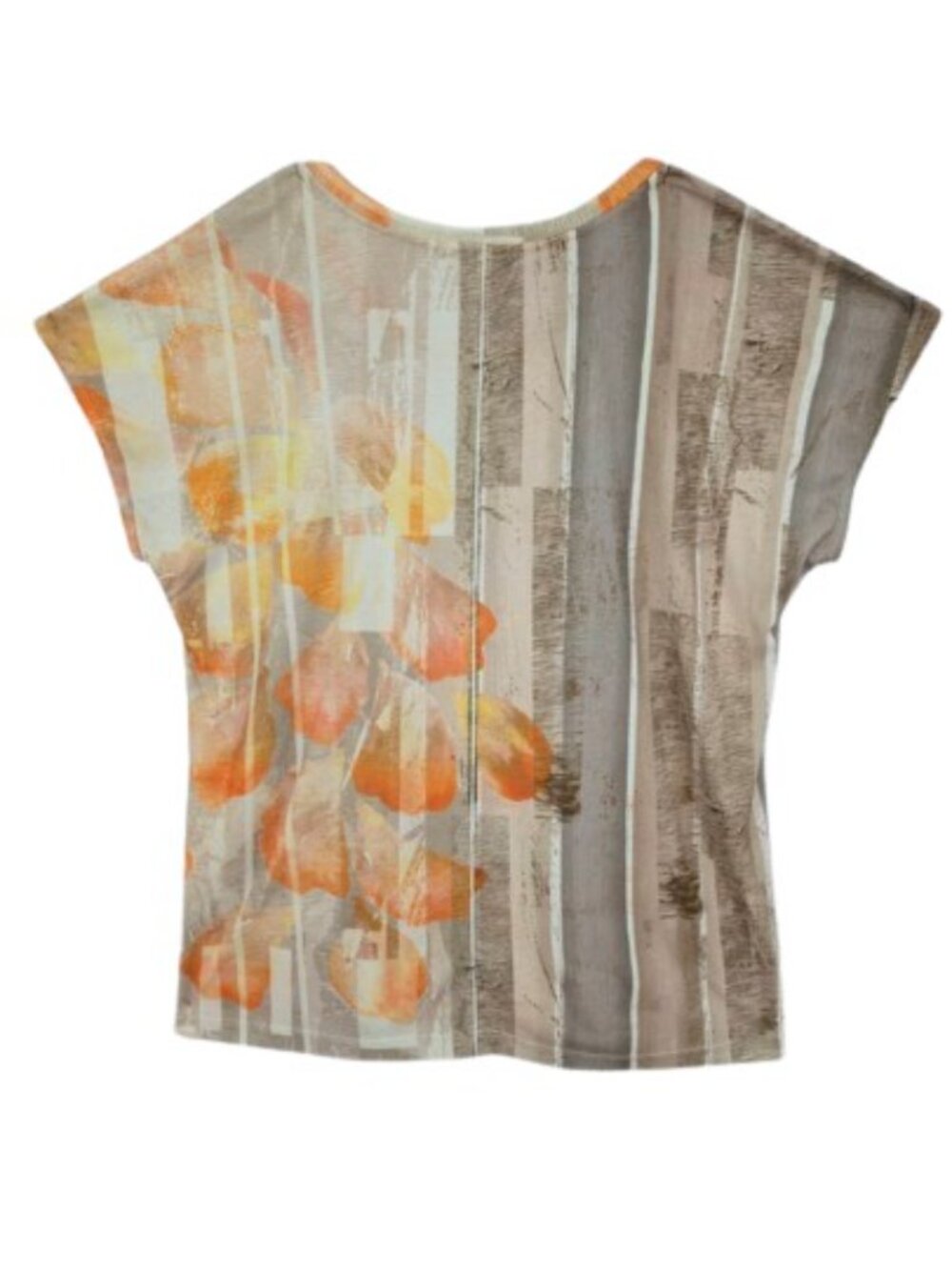 CJ Banks Abstract Rhinestone Top 1X - Picture 2 of 13